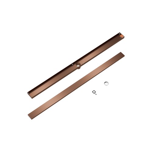 Brushed Copper Code Versa 1200 Tiled Shower Channel Waste Range