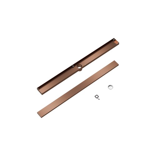 Brushed Copper Code Versa 900 Tiled Shower Channel Waste Range