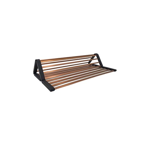 Brushed Copper Code Aspen Fold Mat Dish Drying Rack