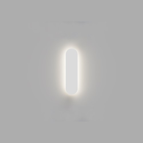 White Shadow Long Wall Light