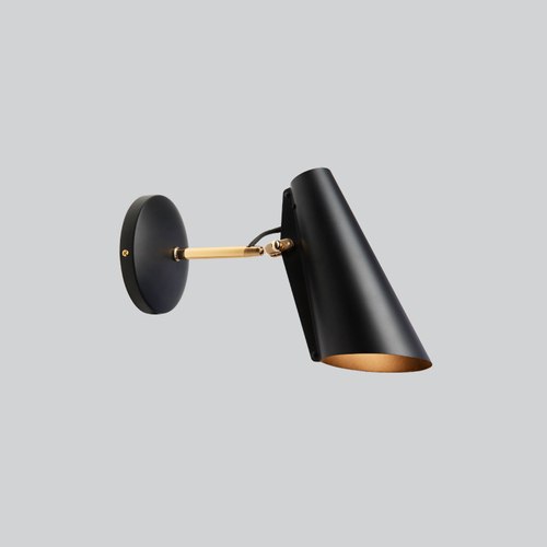 Black / Brass Birdy Wall Light