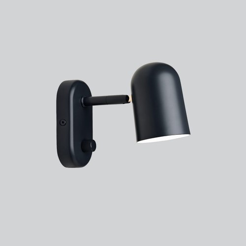 Black Buddy Wall Light