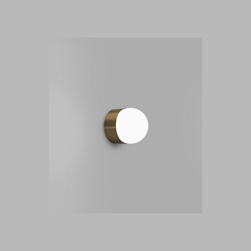 Old Brass Orb Sur Mini Wall Light